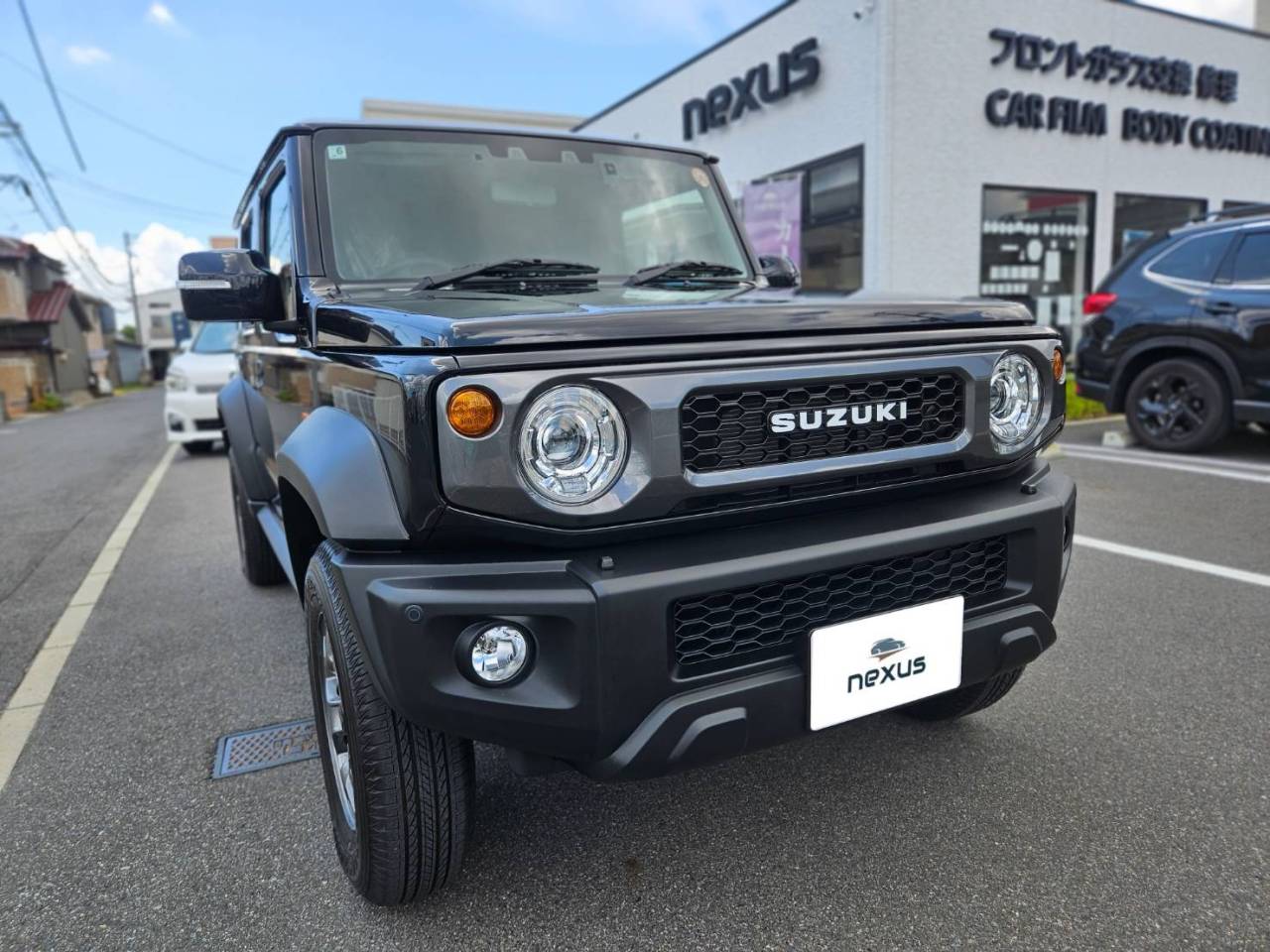 勝田郡勝央町のお客様にコーティング(セラミックウルトラ)+フィルム(プレミアム)施工 ジムニーノマド【nexus株式会社】