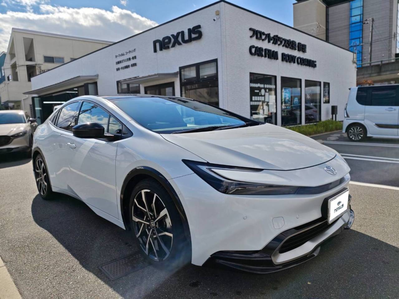 岡山市のお客様にコーティングメンテナンス　プリウス【nexus株式会社】