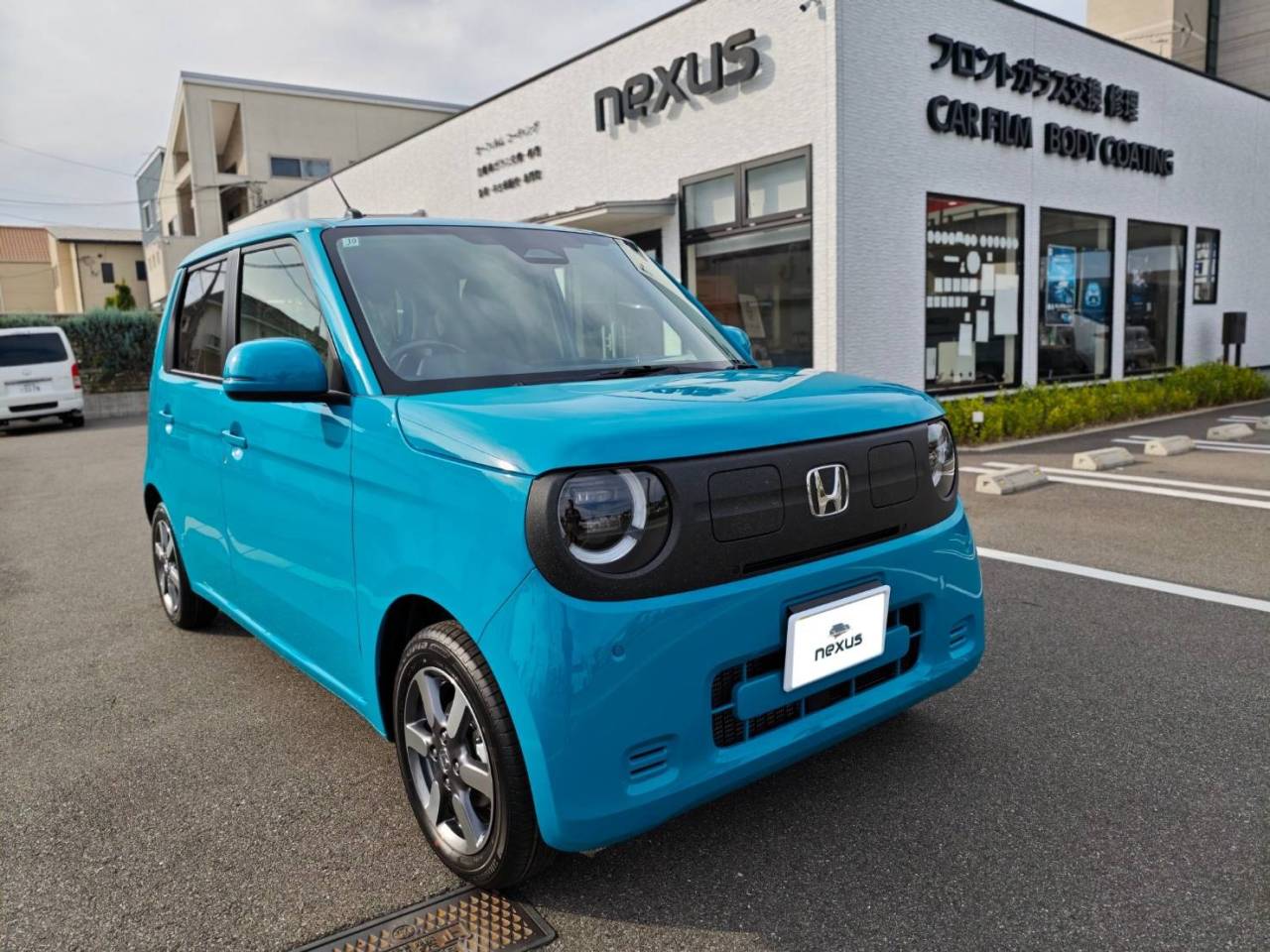 岡山市のお客様にコーティング(3D Hybrid)+フィルム(ゴースト)　N-ONEe【nexus株式会社】