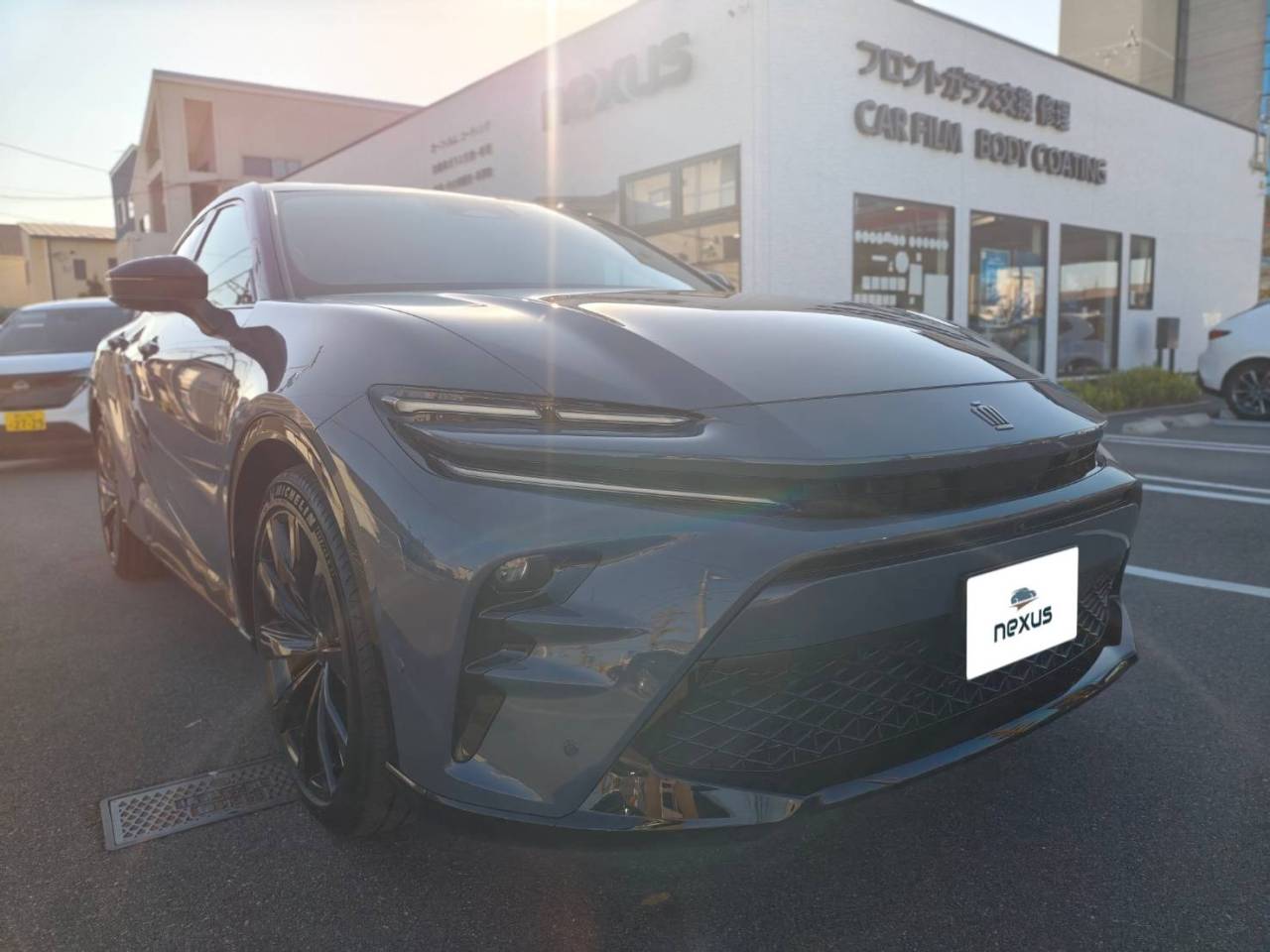 倉敷市のお客様にコーティング(セラミックウルトラ)+フィルム(シルフィード)施工　クラウンスポーツ【nexus株式会社】