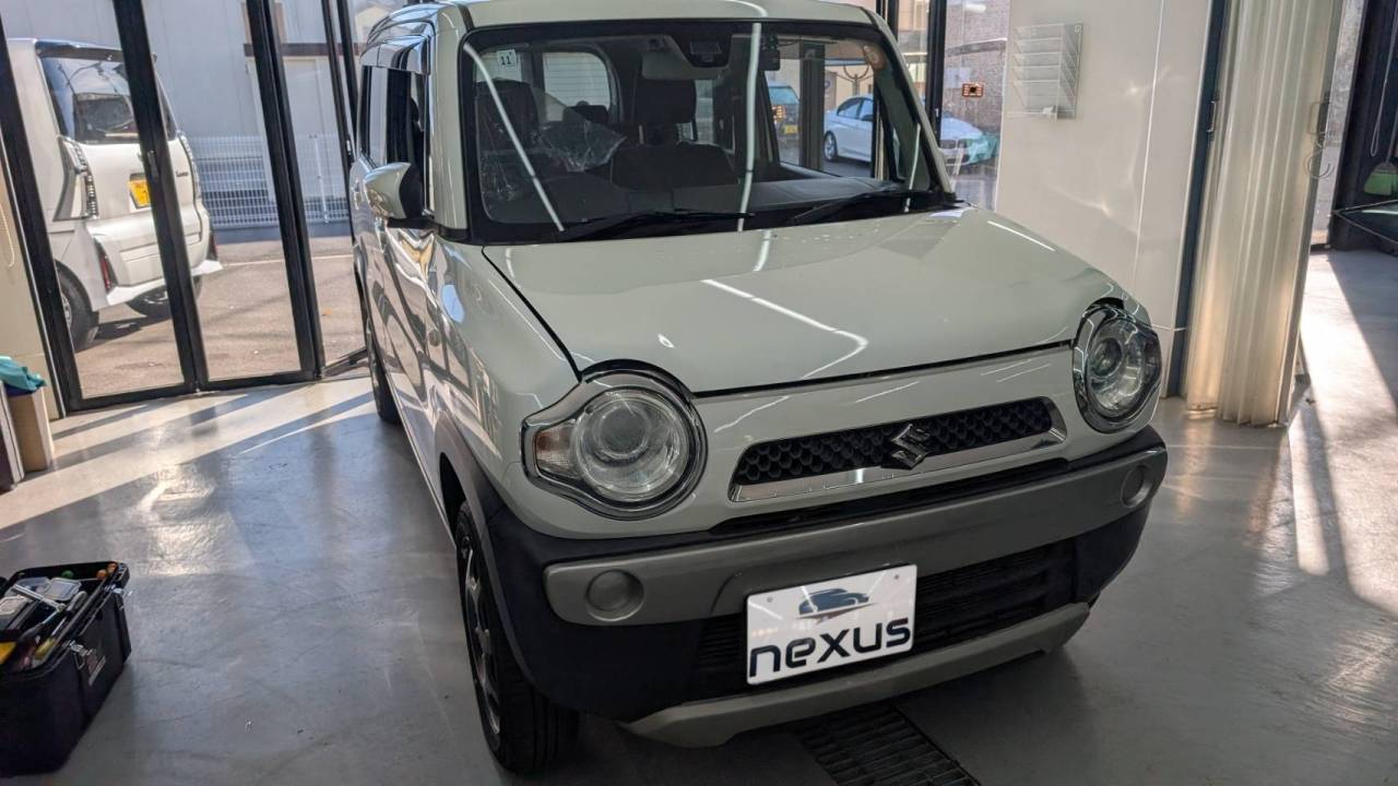 備前市のお客様にフロントガラス交換　ハスラー【nexus株式会社】