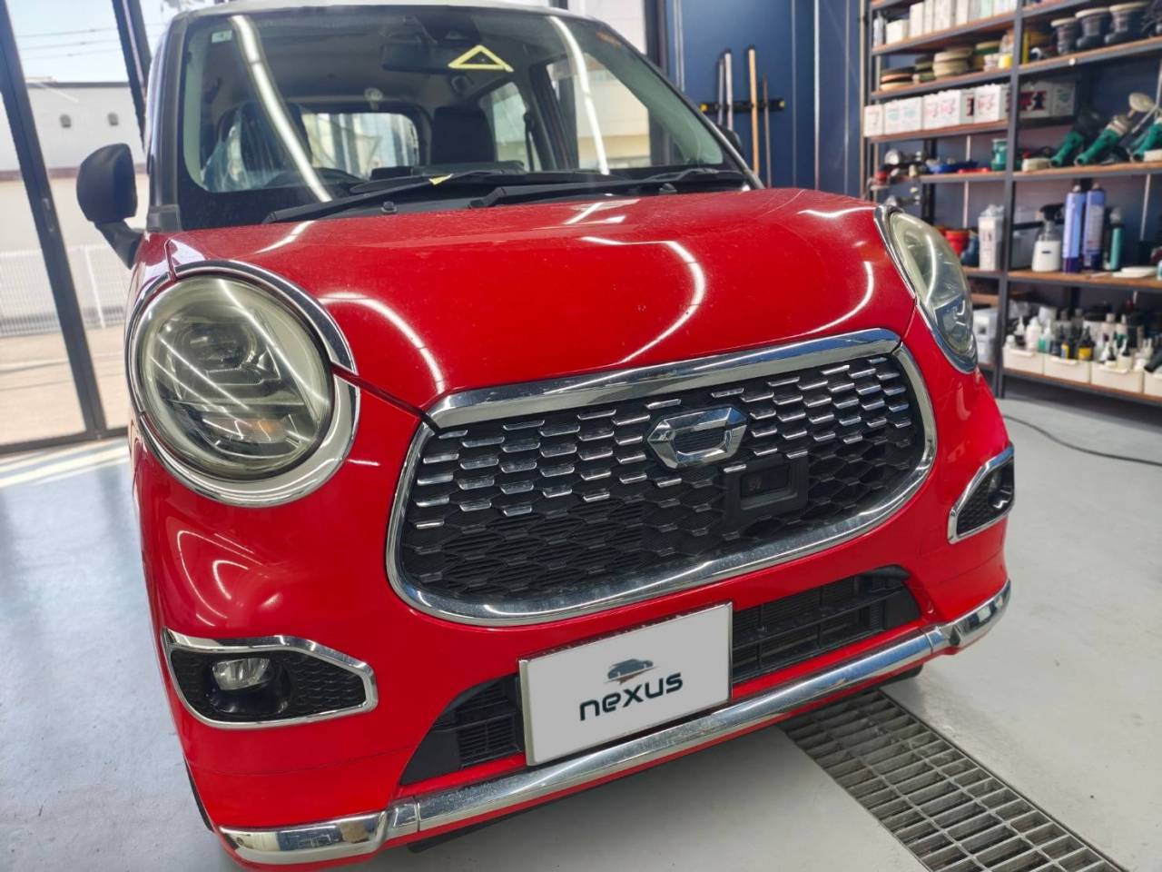 瀬戸内市のお客様にフロントガラス交換　キャスト【nexus株式会社】