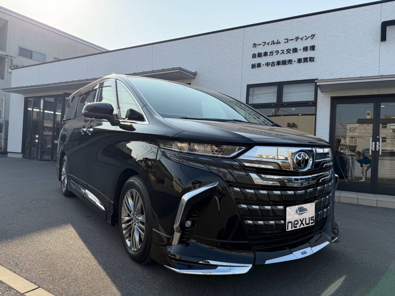 岡山市のお客様にカーフィルム(スタンダード)　アルファード【nexus株式会社】
