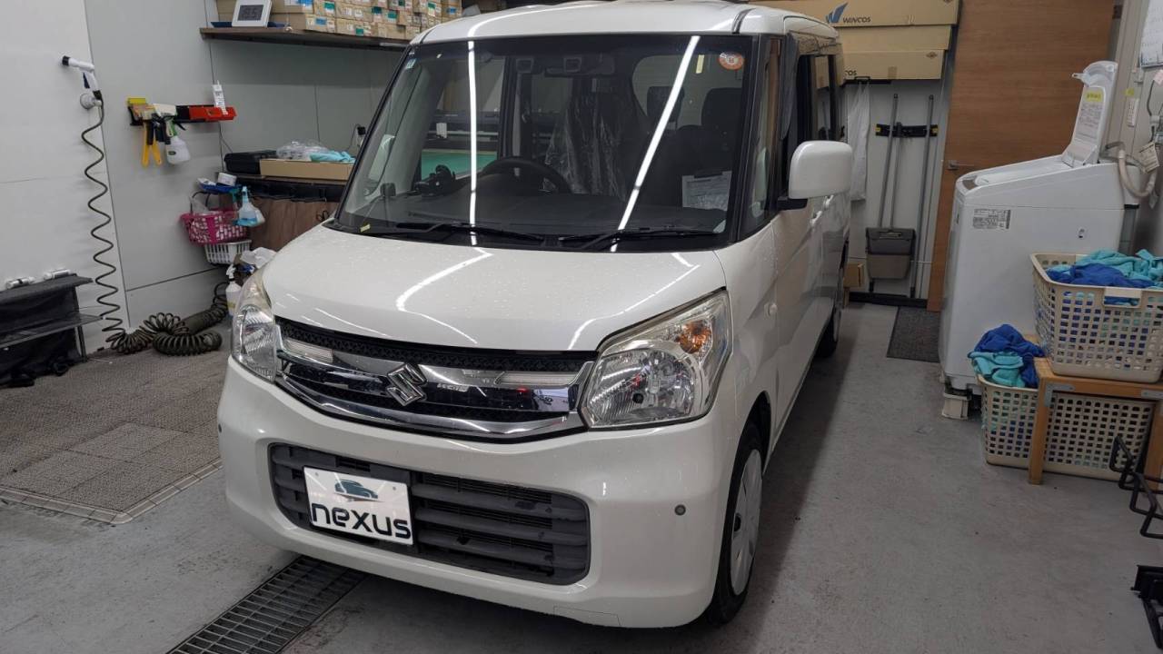 倉敷市のお客様にフロントガラス交換　スペーシア【nexus株式会社】