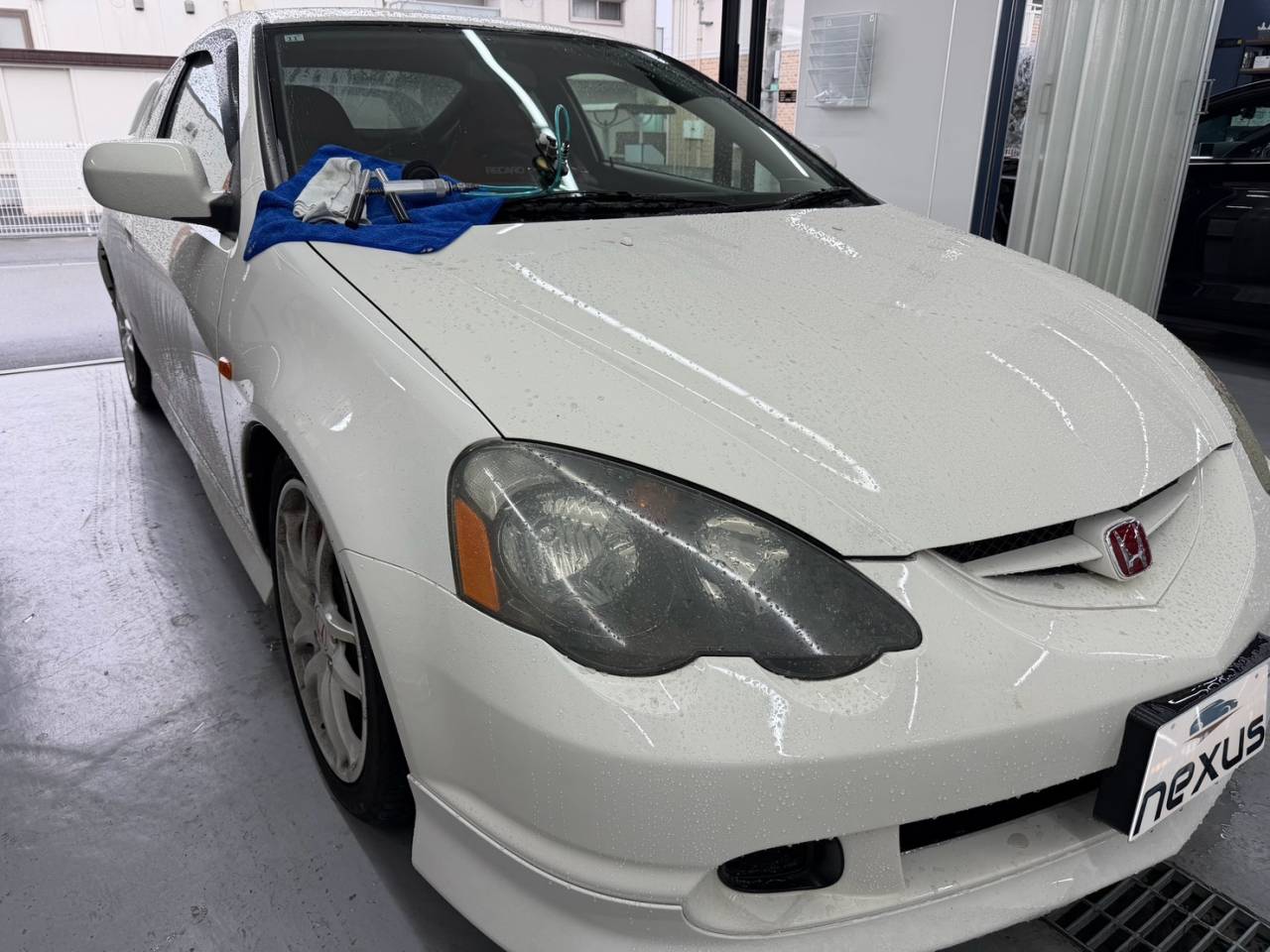 倉敷市のお客様にフロントガラス飛び石修理　インテグラ【nexus株式会社】