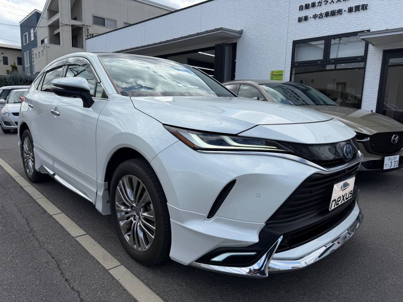 岡山市のお客様にカーフィルム(スタンダード)　ハリアー【nexus株式会社】