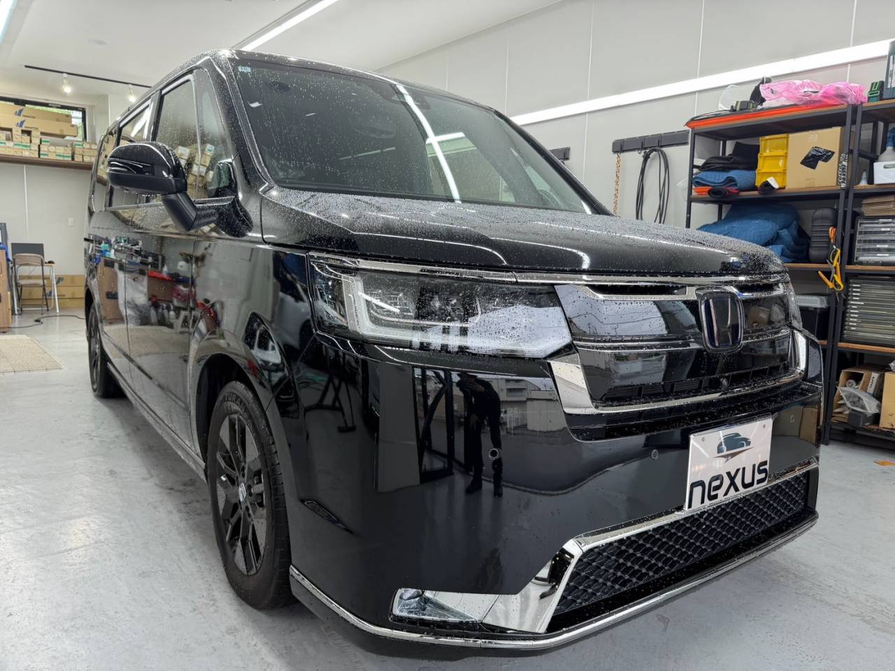 岡山市のお客様にカーフィルム(スタンダード)　ステップワゴン【nexus株式会社】