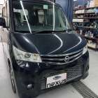 岡山市のお客様にフロントガラス飛び石修理　ルークス【nexus株式会社】