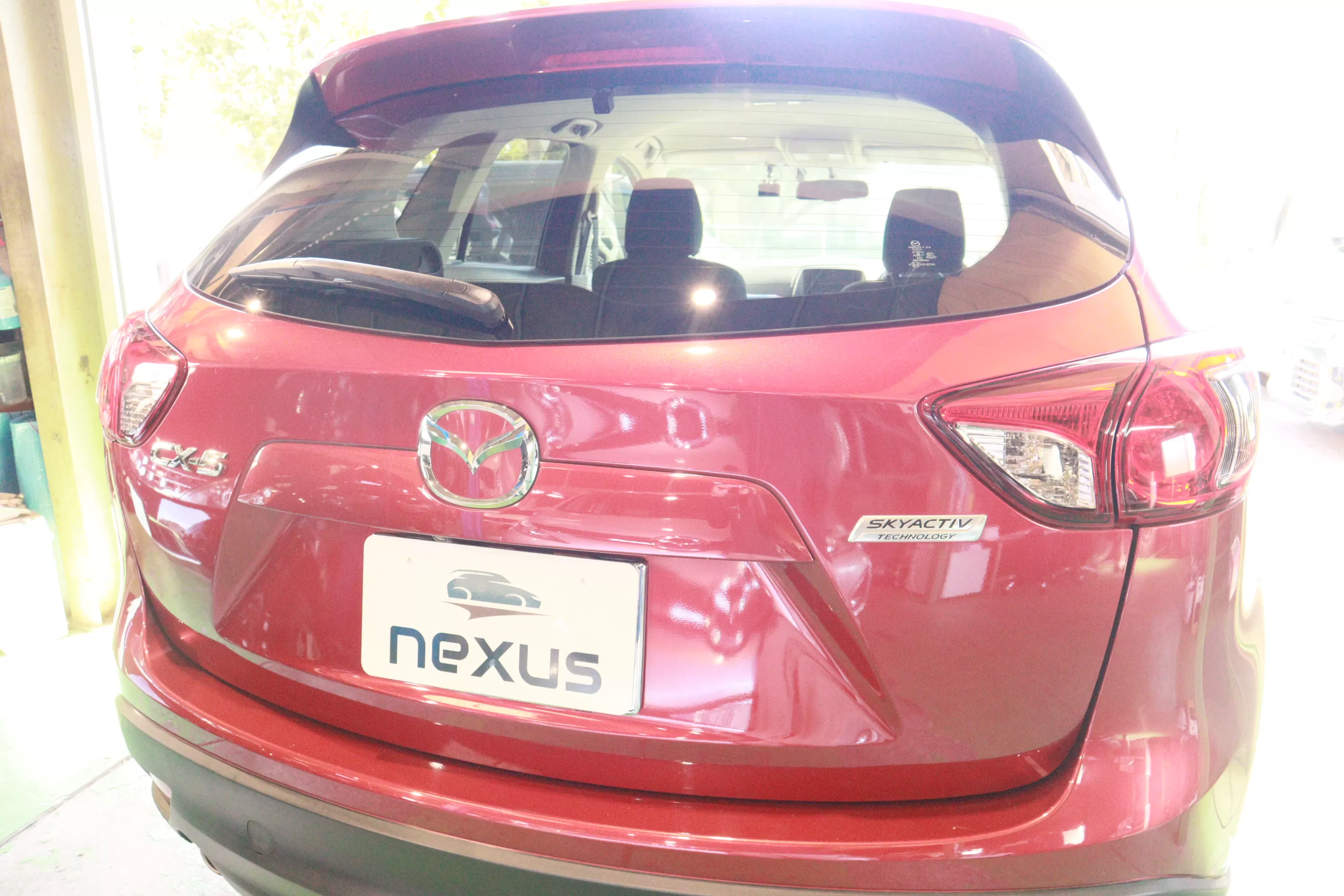 CX-5 リアガラス交換【nexus株式会社】 | 地元岡山市からお車を愛する方に向けて様々な情報を発信するブログを運営中